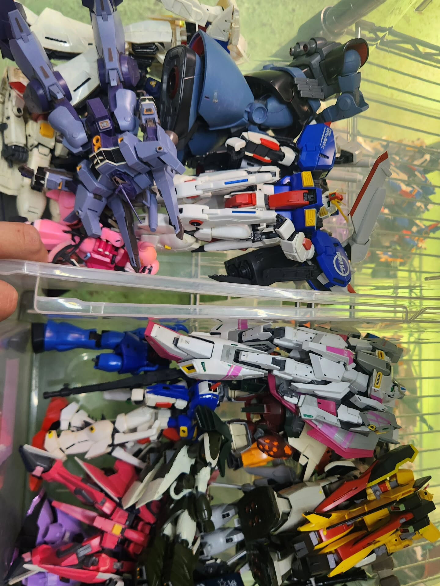 組み立て済ですがガンプラも大量です‼️